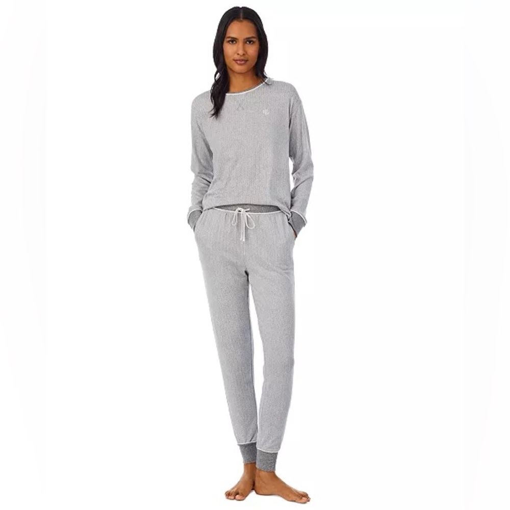 Polo by Ralph Lauren Heather Gray Women's Pajama Set
